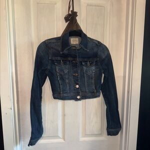 Cello cropped jean jacket size small